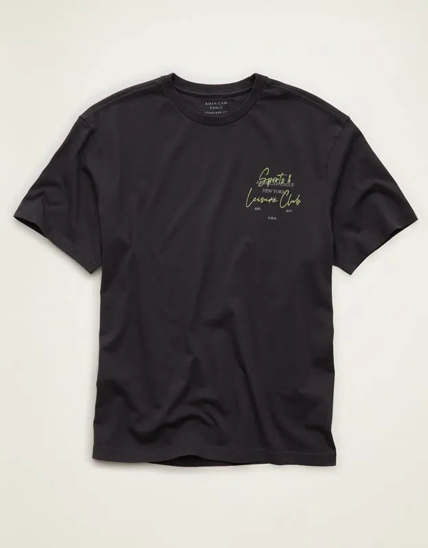 AE Boxy Fit Logo Graphic T-Shirt