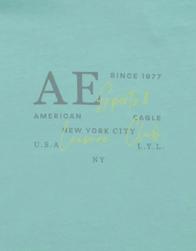 AE Boxy Fit Logo Graphic T-Shirt