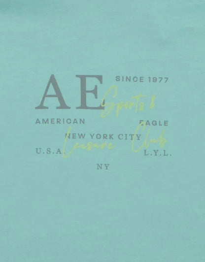 AE Boxy Fit Logo Graphic T-Shirt