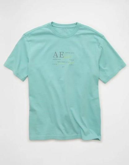AE Boxy Fit Logo Graphic T-Shirt