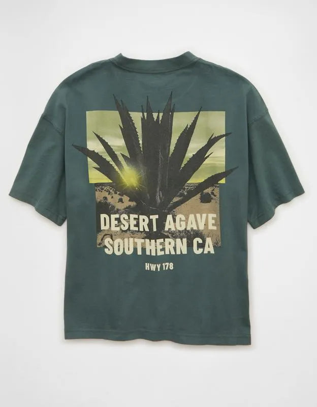 AE Boxy Fit Destination Graphic T-Shirt