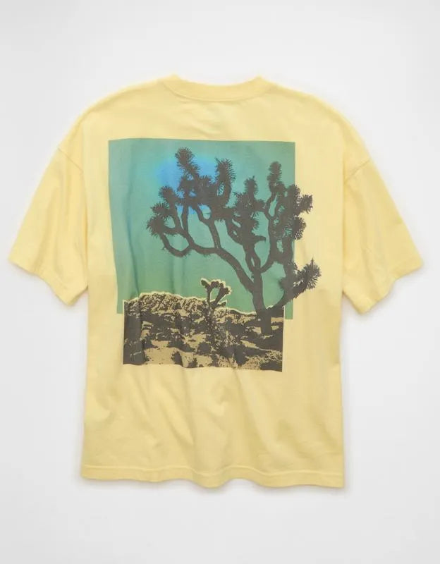 AE Boxy Fit Destination Graphic T-Shirt