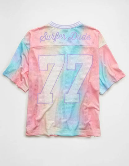 AE Boxy Fit Pride Graphic Mesh Jersey