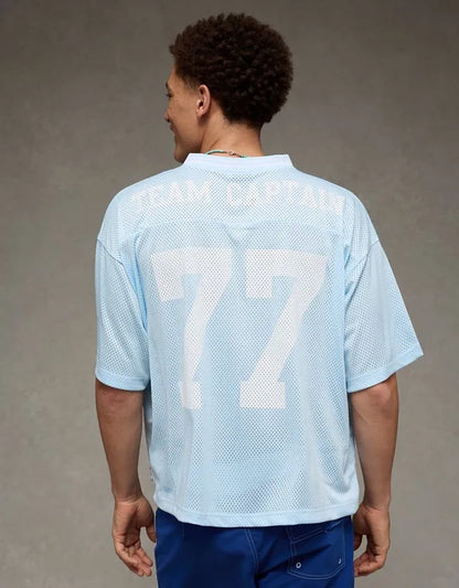 AE Boxy Fit Pride Graphic Mesh Jersey