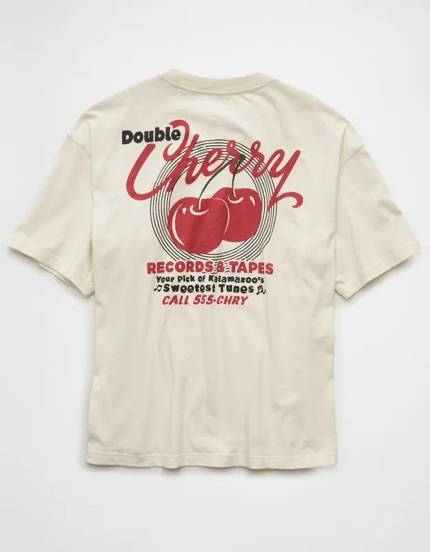 AE Boxy Fit Food Graphic T-Shirt