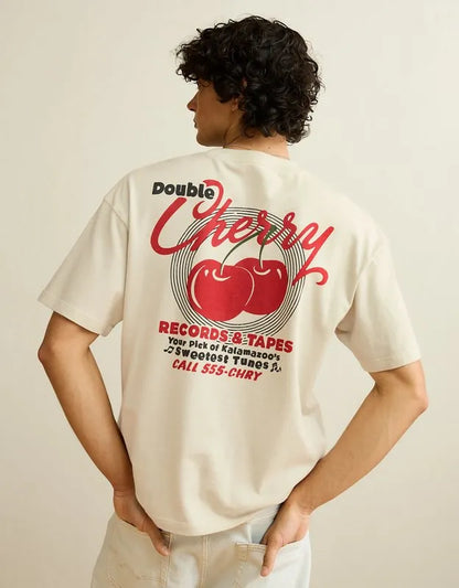 AE Boxy Fit Food Graphic T-Shirt