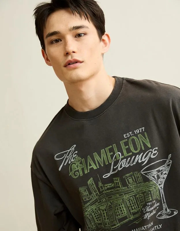 AE Boxy Fit Food Graphic T-Shirt