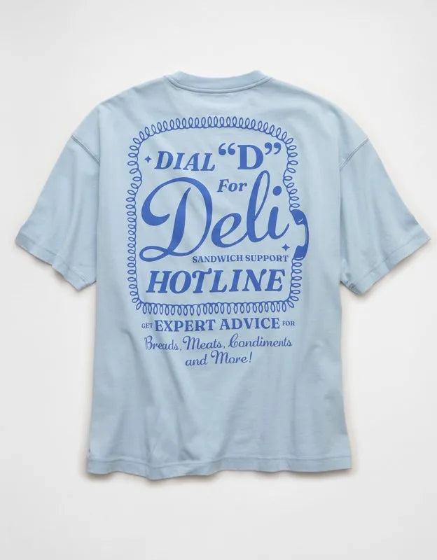 AE Boxy Fit Food Graphic T-Shirt