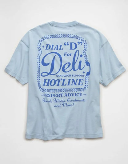 AE Boxy Fit Food Graphic T-Shirt
