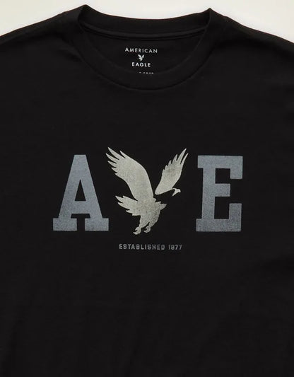 AE Standard Fit Lightweight Logo Graphic T-Shirt