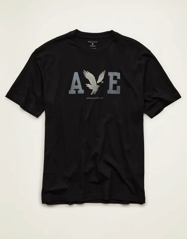 AE Standard Fit Lightweight Logo Graphic T-Shirt