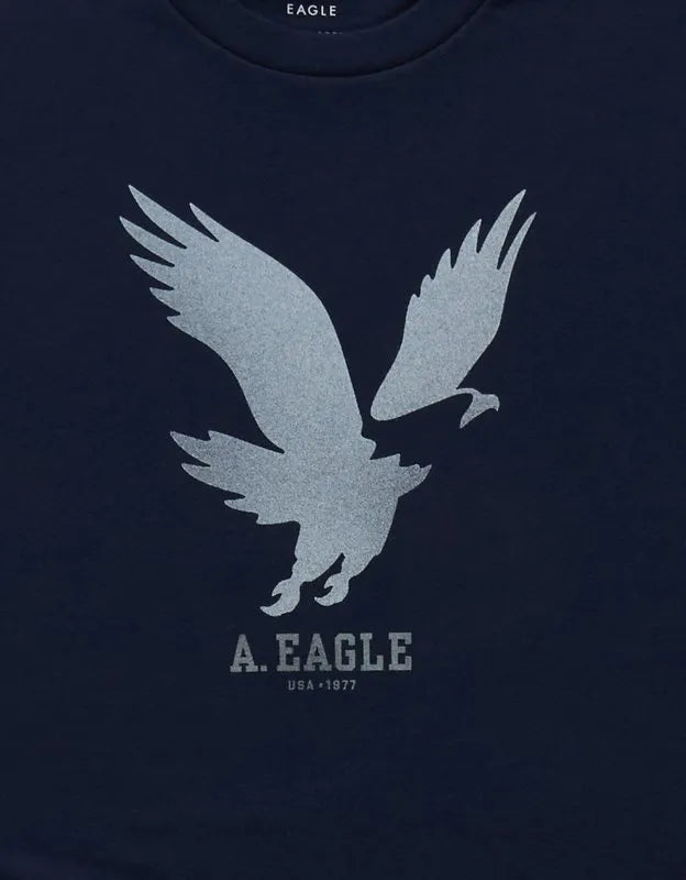 AE Standard Fit Lightweight Logo Graphic T-Shirt