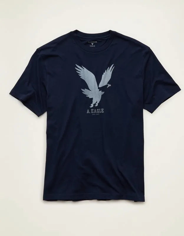 AE Standard Fit Lightweight Logo Graphic T-Shirt