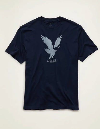 AE Standard Fit Lightweight Logo Graphic T-Shirt