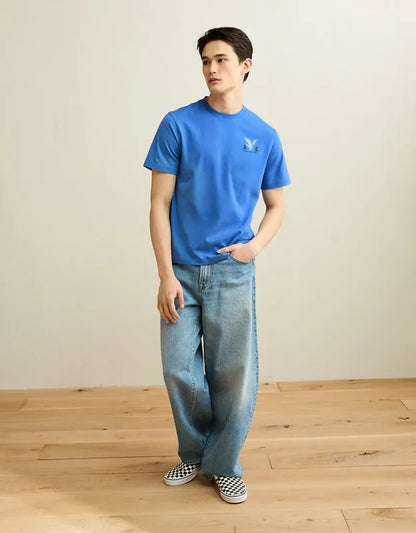 AE Standard Fit Lightweight Logo Graphic T-Shirt