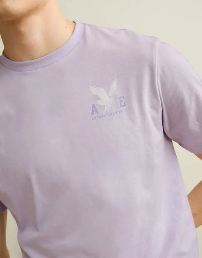 AE Standard Fit Lightweight Logo Graphic T-Shirt