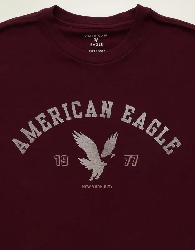 AE Standard Fit Lightweight Logo Graphic T-Shirt