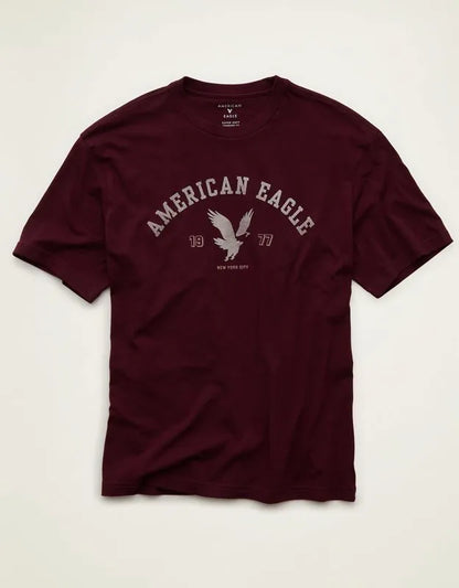 AE Standard Fit Lightweight Logo Graphic T-Shirt