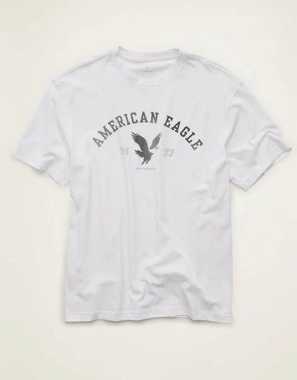 AE Standard Fit Lightweight Logo Graphic T-Shirt