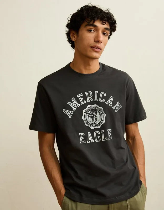 AE Standard Fit Graphic Logo T-Shirt