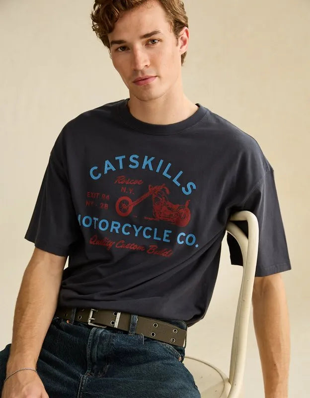 AE Boxy Fit Destination Graphic T-Shirt