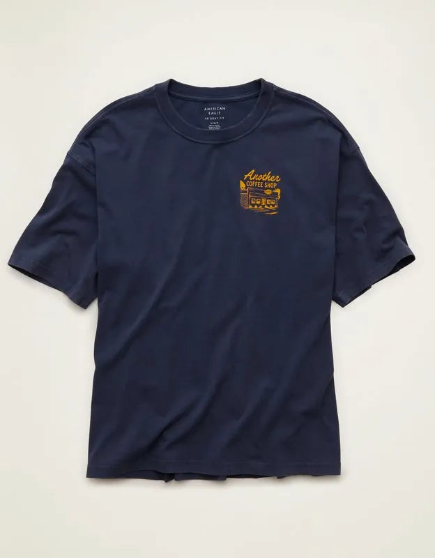 AE Boxy Fit Destination Graphic T-Shirt