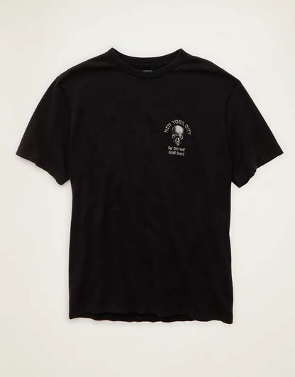 AE Standard Fit Halloween Graphic T-Shirt