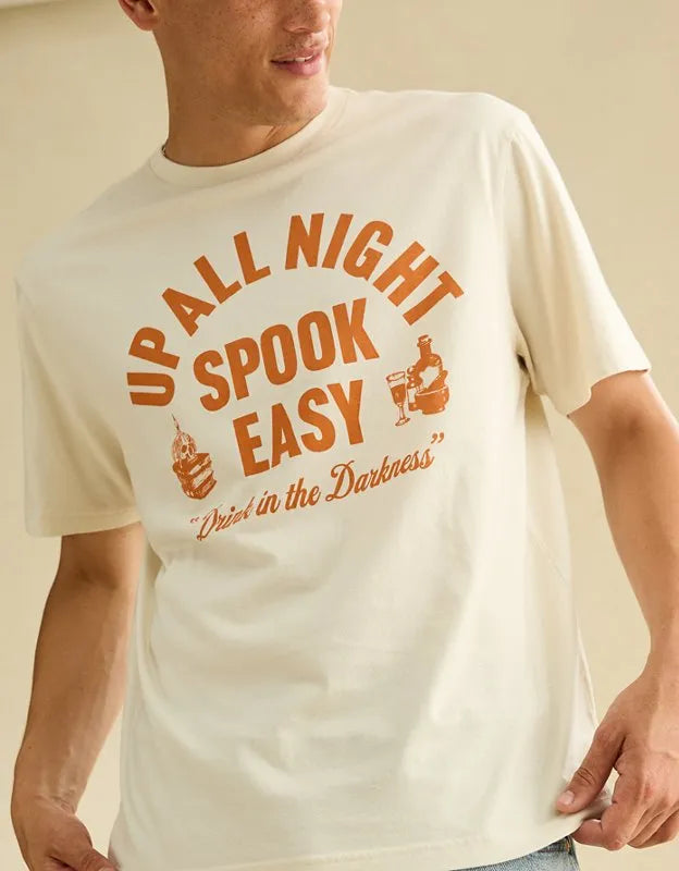 AE Standard Fit Halloween Graphic T-Shirt