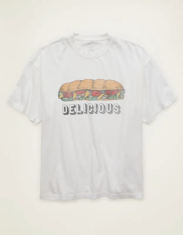 AE Boxy Fit Destination Graphic T-Shirt