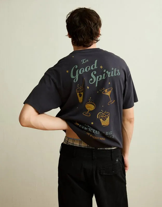 AE Boxy Fit Destination Graphic T-Shirt