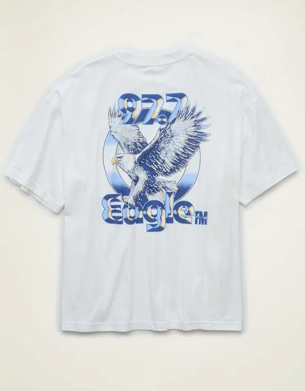 AE Boxy Fit Pop Culture Graphic T-Shirt