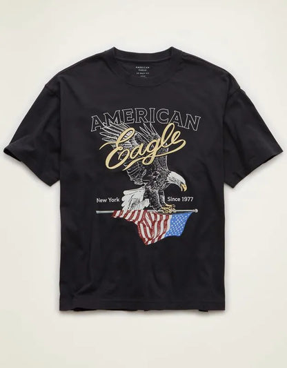 AE Boxy Fit Pop Culture Graphic T-Shirt