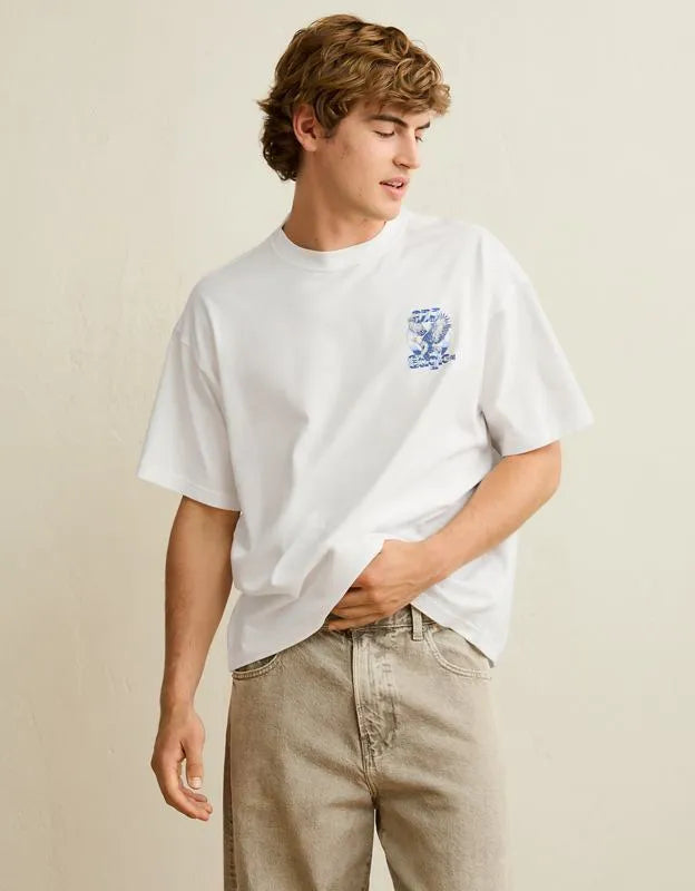 AE Boxy Fit Pop Culture Graphic T-Shirt