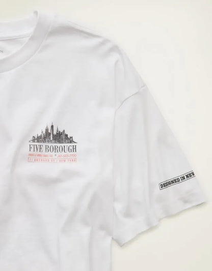 AE Boxy Fit New York City Graphic T-Shirt