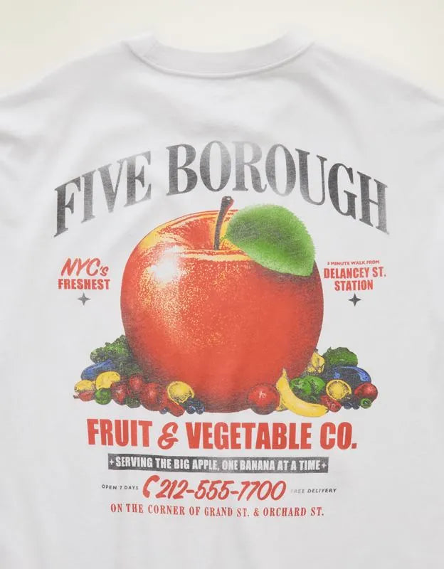 AE Boxy Fit New York City Graphic T-Shirt