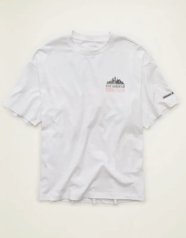 AE Boxy Fit New York City Graphic T-Shirt