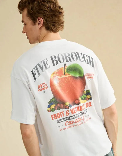 AE Boxy Fit New York City Graphic T-Shirt