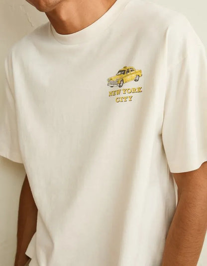 AE Boxy Fit New York City Graphic T-Shirt
