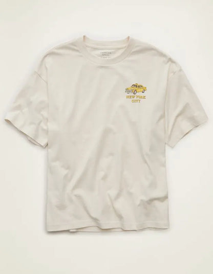 AE Boxy Fit New York City Graphic T-Shirt