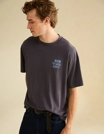 AE Boxy Fit New York City Graphic T-Shirt