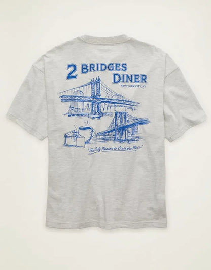 AE Boxy Fit New York City Graphic T-Shirt