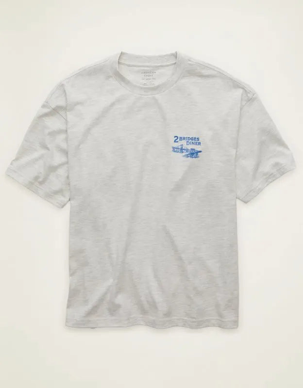 AE Boxy Fit New York City Graphic T-Shirt