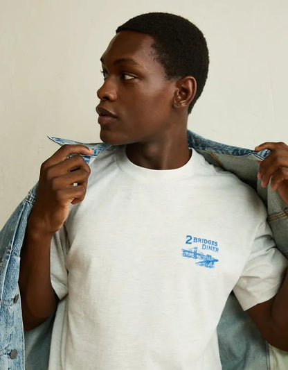 AE Boxy Fit New York City Graphic T-Shirt