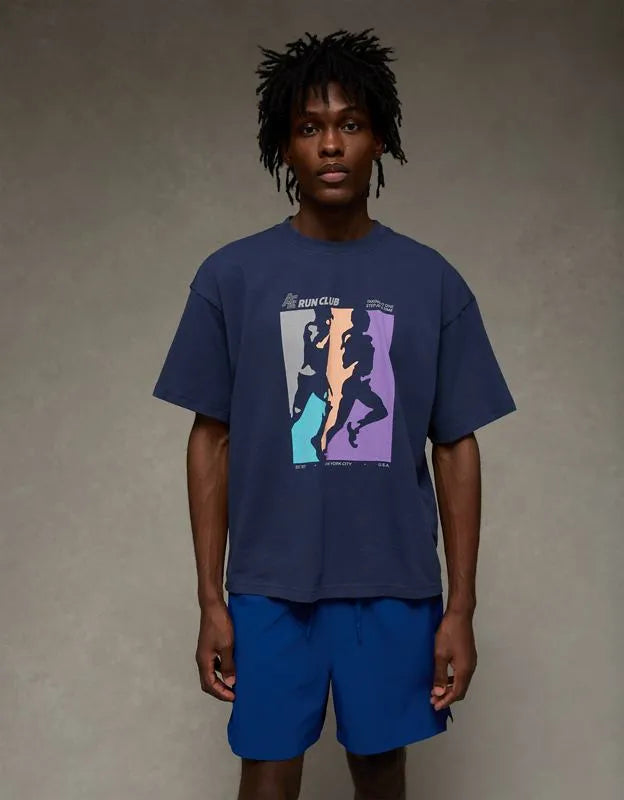 AE Boxy Run Club Graphic T-Shirt