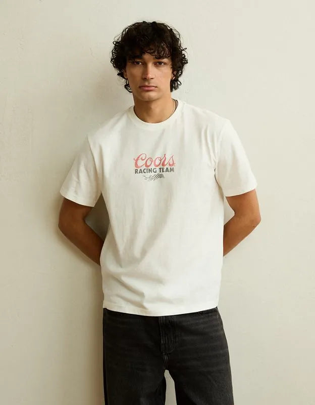 AE Standard Fit Coors Graphic T-Shirt