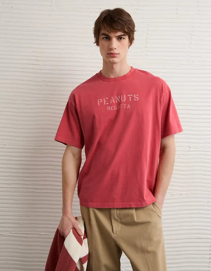 AE Boxy Fit Snoopy Graphic T-Shirt