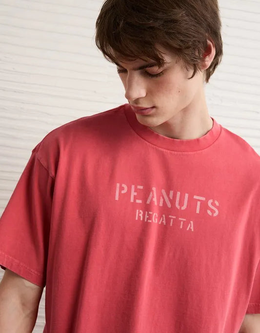 AE Boxy Fit Snoopy Graphic T-Shirt