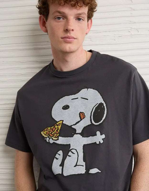 AE Standard Fit Snoopy Graphic T-Shirt