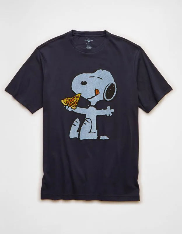 AE Standard Fit Snoopy Graphic T-Shirt