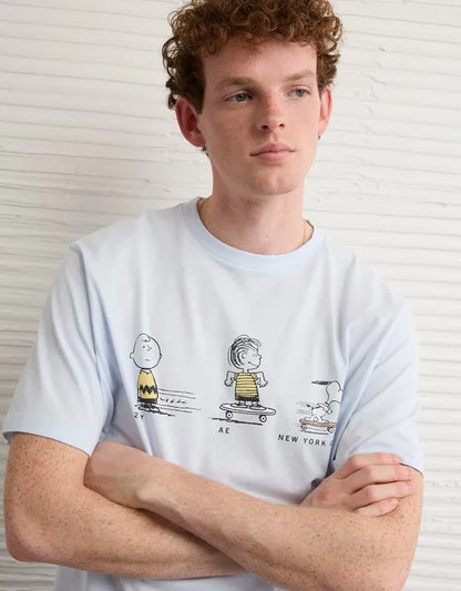 AE Standard Fit Snoopy Graphic T-Shirt